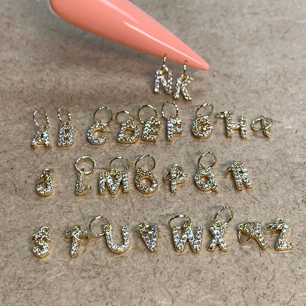A-Z letter nail charms set - 3